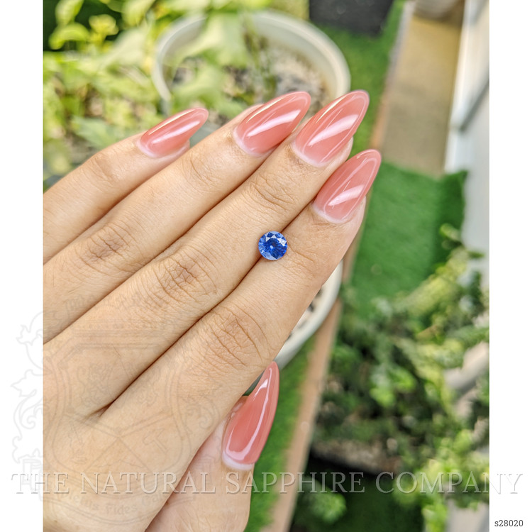 1.18 Ct. Blue Sapphire from Ceylon (Sri Lanka)
