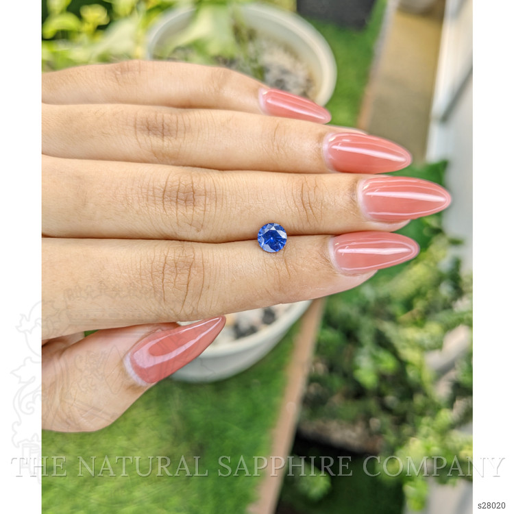 1.18 Ct. Blue Sapphire from Ceylon (Sri Lanka)