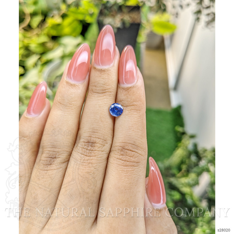 1.18 Ct. Blue Sapphire from Ceylon (Sri Lanka)