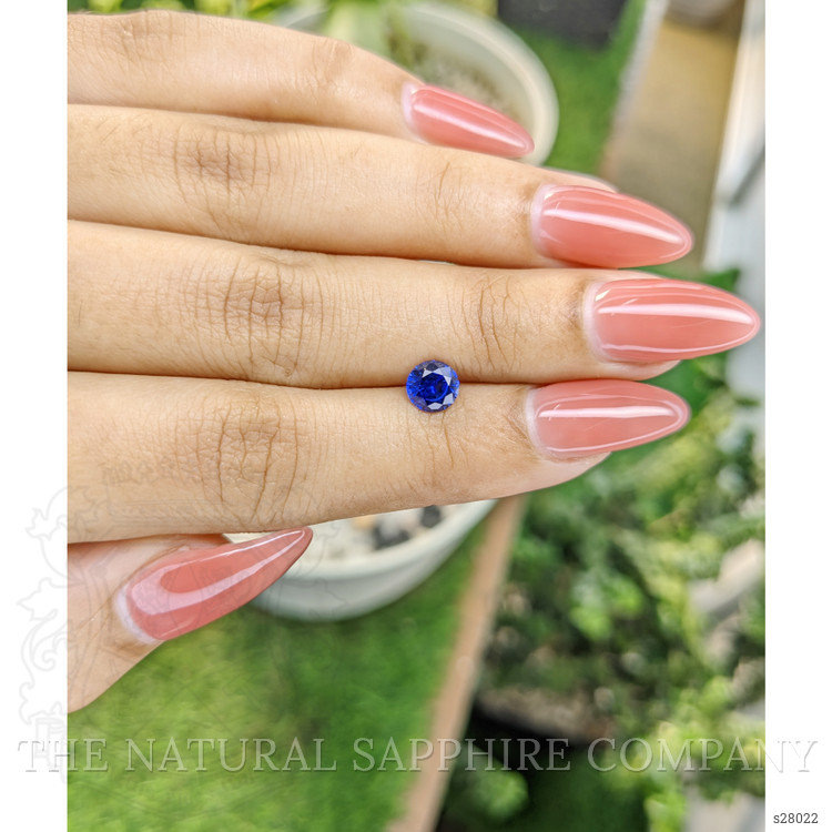 0.93 Ct. Blue Sapphire from Ceylon (Sri Lanka)