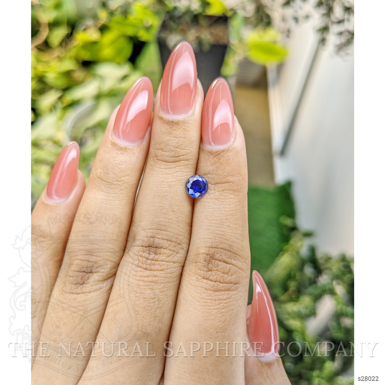 0.93 Ct. Blue Sapphire from Ceylon (Sri Lanka)