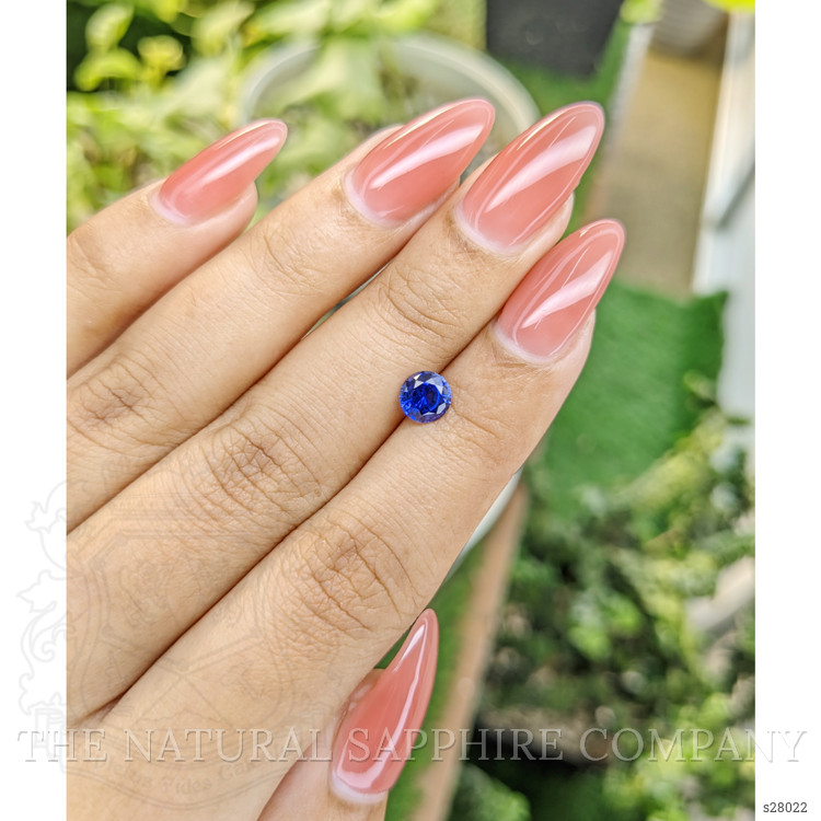 0.93 Ct. Blue Sapphire from Ceylon (Sri Lanka)