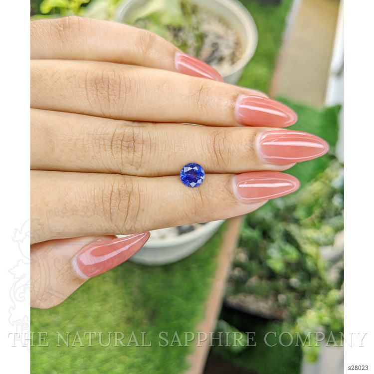 1.30 Ct. Blue Sapphire from Ceylon (Sri Lanka)