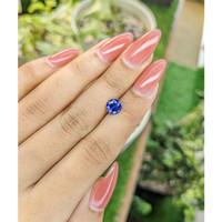 1.30 Ct. Blue Sapphire from Ceylon (Sri Lanka) Life Style