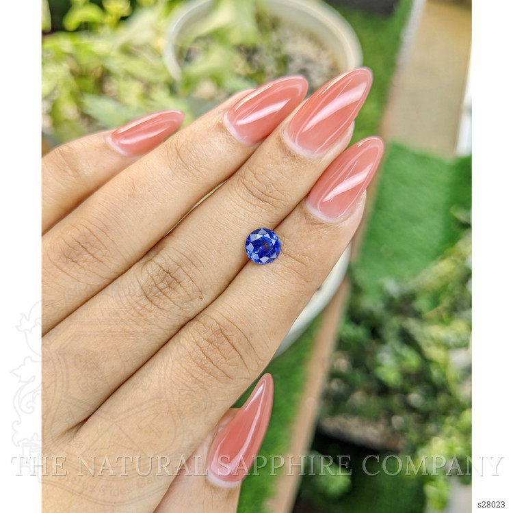 1.30 Ct. Blue Sapphire from Ceylon (Sri Lanka)