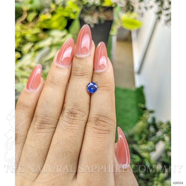 1.07 Ct. Blue Sapphire from Ceylon (Sri Lanka)