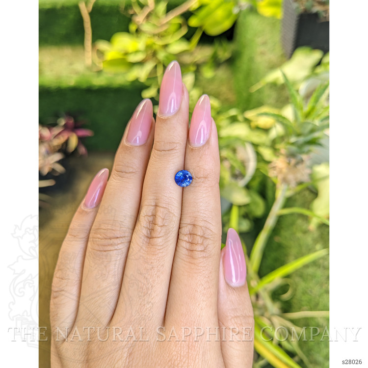 1.20 Ct. Blue Sapphire from Ceylon (Sri Lanka)