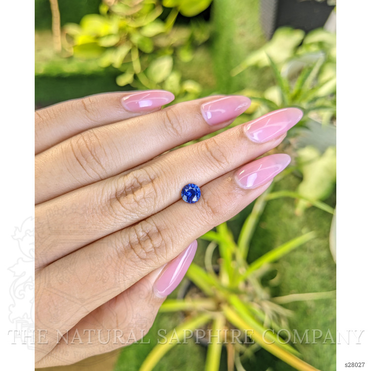 0.95 Ct. Blue Sapphire from Ceylon (Sri Lanka)