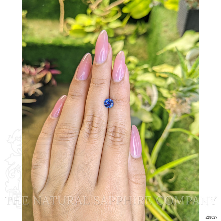 0.95 Ct. Blue Sapphire from Ceylon (Sri Lanka)