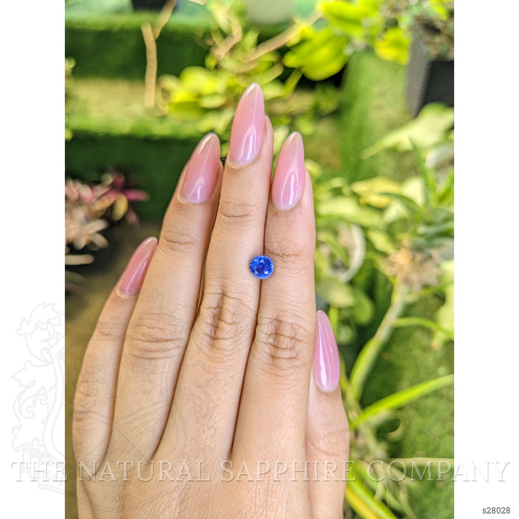 1.39 Ct. Blue Sapphire from Ceylon (Sri Lanka)
