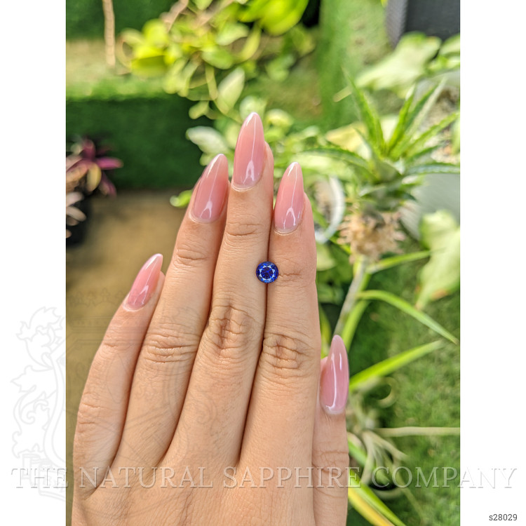 1.04 Ct. Blue Sapphire from Ceylon (Sri Lanka)