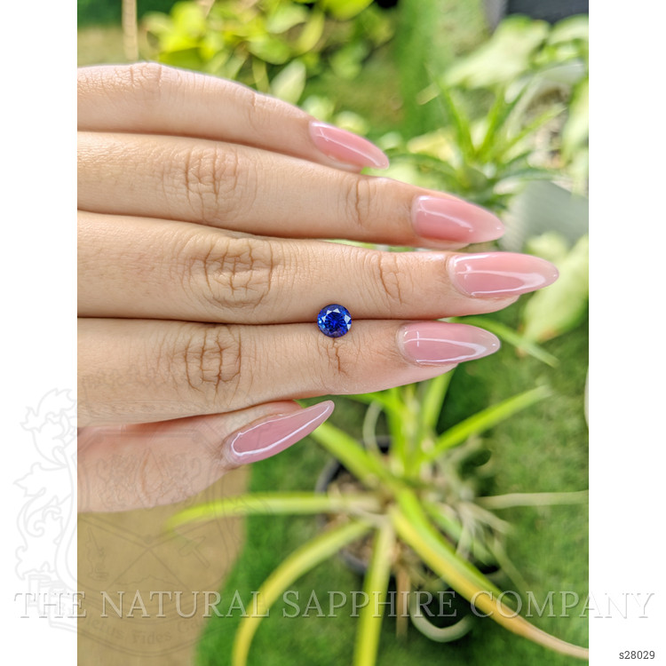 1.04 Ct. Blue Sapphire from Ceylon (Sri Lanka)