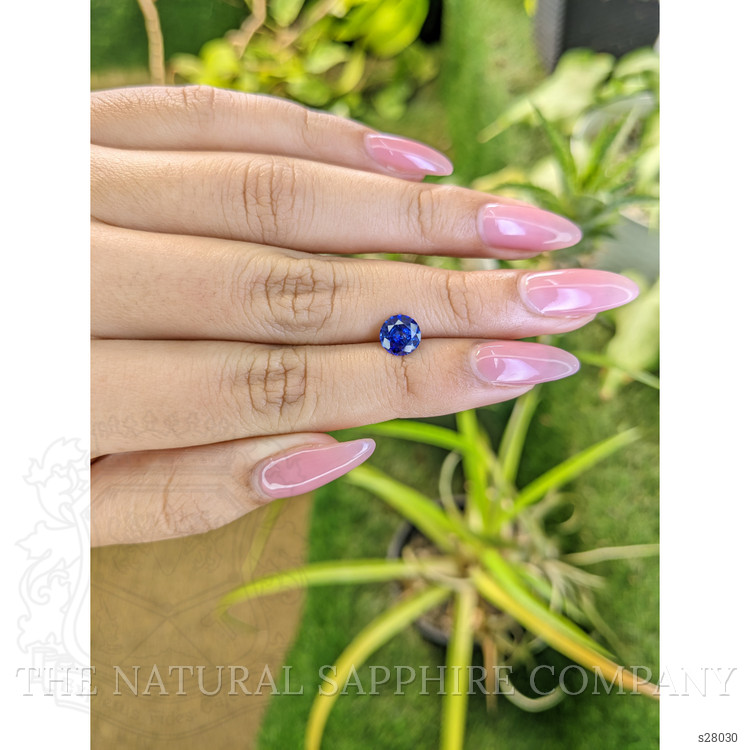 1.27 Ct. Blue Sapphire from Ceylon (Sri Lanka)