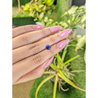 0.88 Ct. Blue Sapphire from Ceylon (Sri Lanka) Life Style