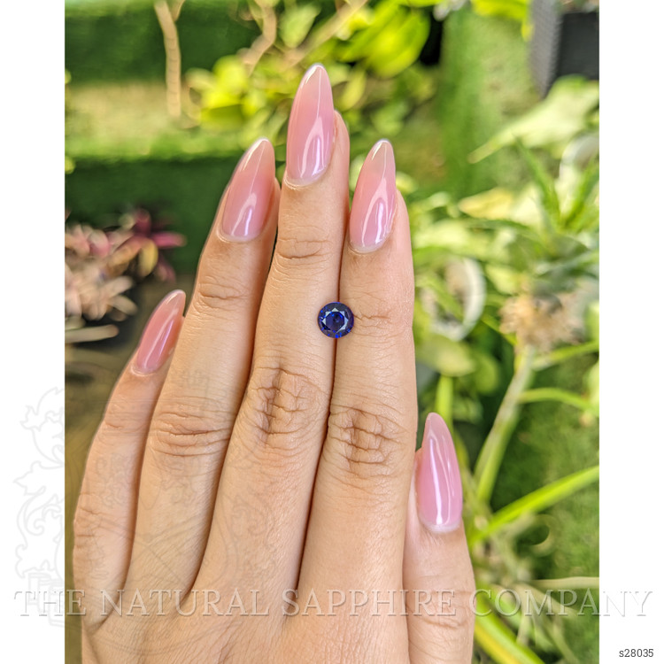 1.09 Ct. Blue Sapphire from Ceylon (Sri Lanka)