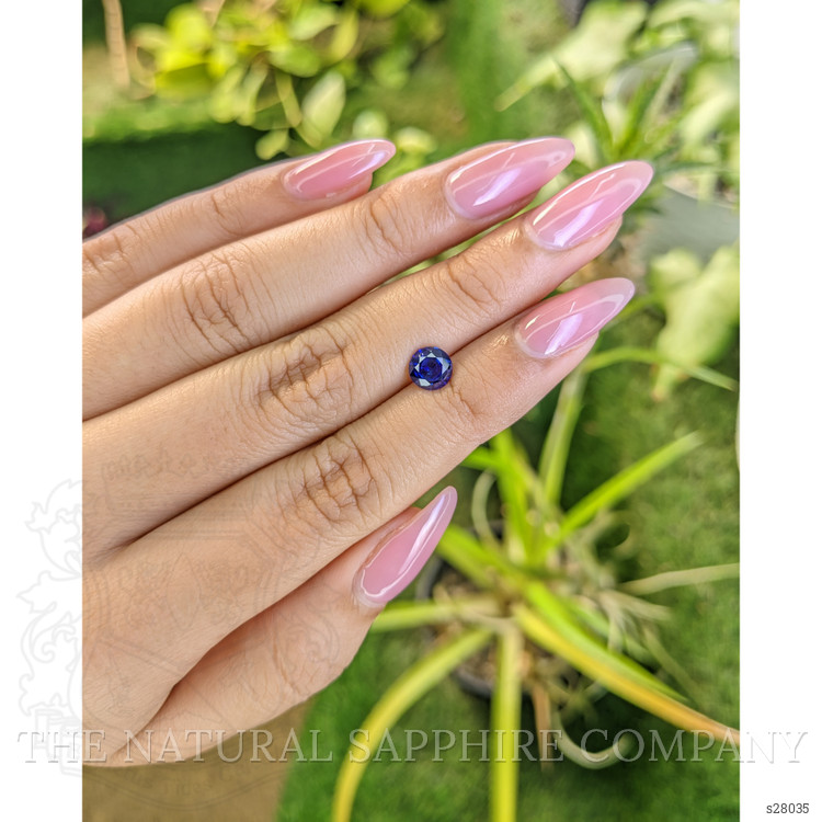 1.09 Ct. Blue Sapphire from Ceylon (Sri Lanka)