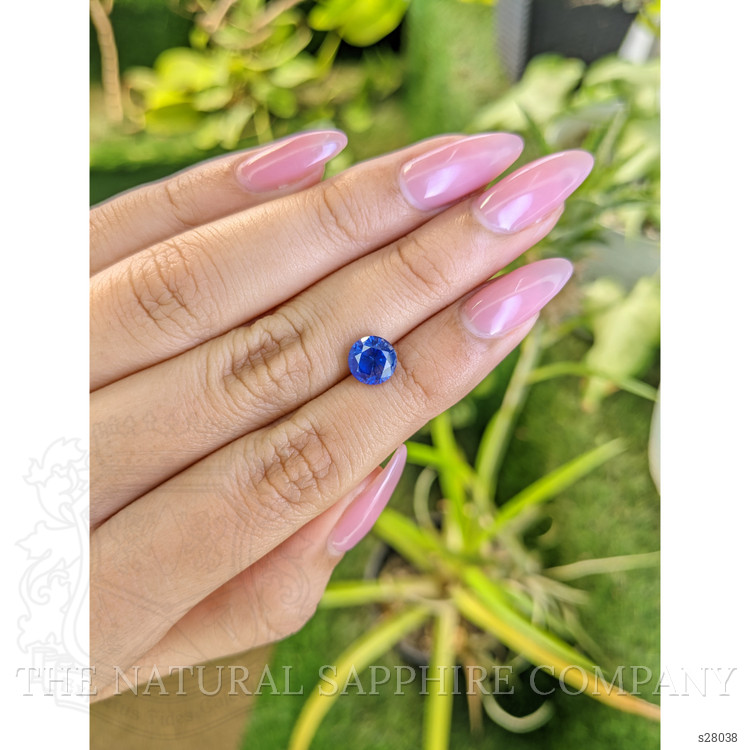 2.29 Ct. Blue Sapphire from Ceylon (Sri Lanka)