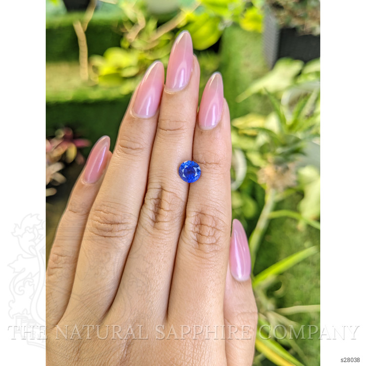 2.29 Ct. Blue Sapphire from Ceylon (Sri Lanka)