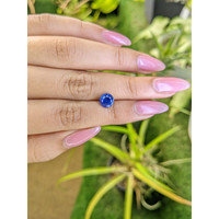 2.29 Ct. Blue Sapphire from Ceylon (Sri Lanka) Life Style