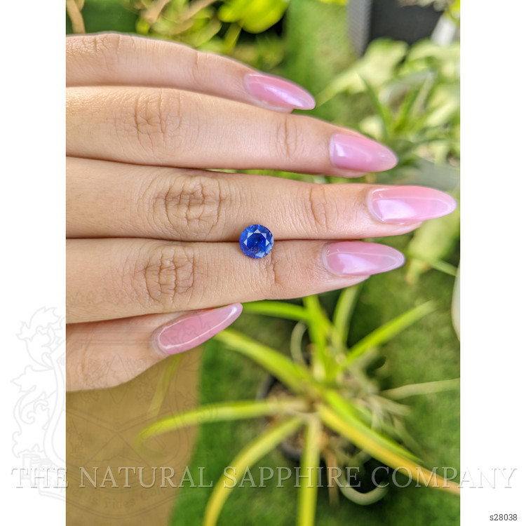 2.29 Ct. Blue Sapphire from Ceylon (Sri Lanka)