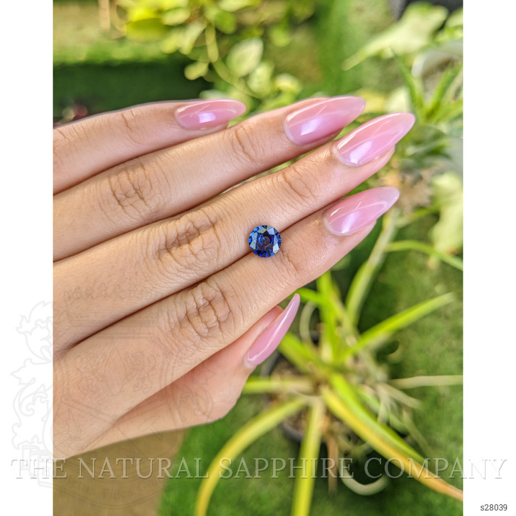 1.41 Ct. Blue Sapphire from Ceylon (Sri Lanka)