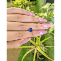 1.41 Ct. Blue Sapphire from Ceylon (Sri Lanka) Life Style