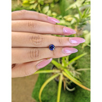 1.58 Ct. Blue Sapphire from Ceylon (Sri Lanka) Life Style