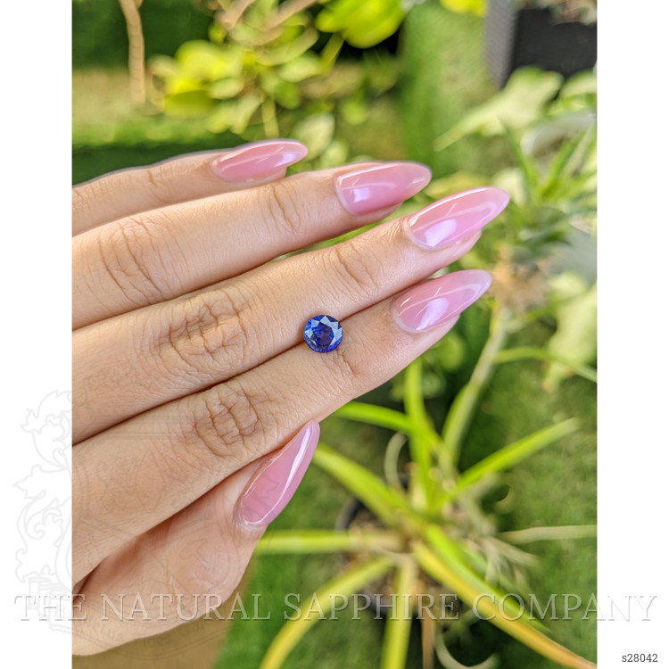 1.41 Ct. Blue Sapphire from Ceylon (Sri Lanka)