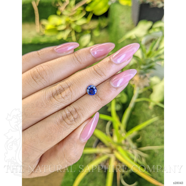 1.15 Ct. Blue Sapphire from Ceylon (Sri Lanka)