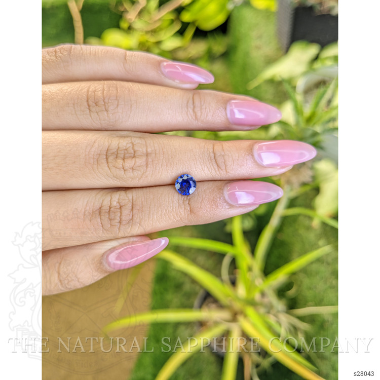 1.15 Ct. Blue Sapphire from Ceylon (Sri Lanka)