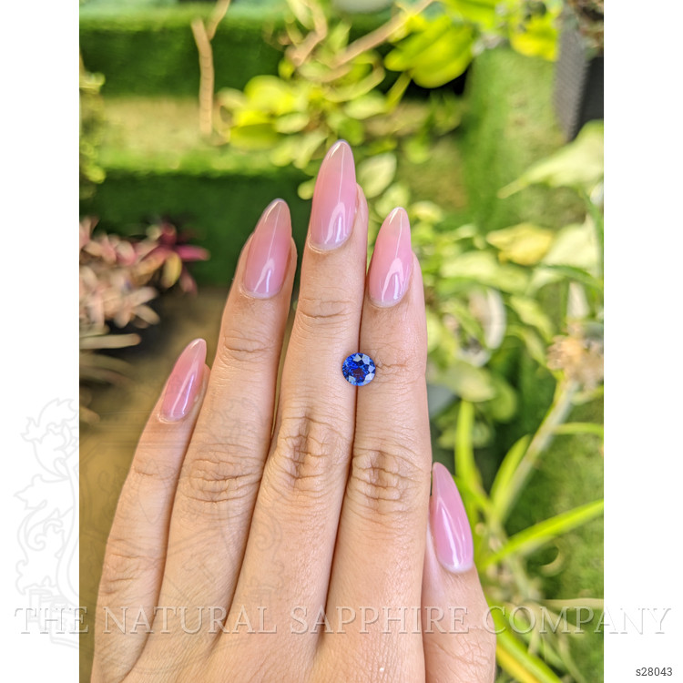 1.15 Ct. Blue Sapphire from Ceylon (Sri Lanka)