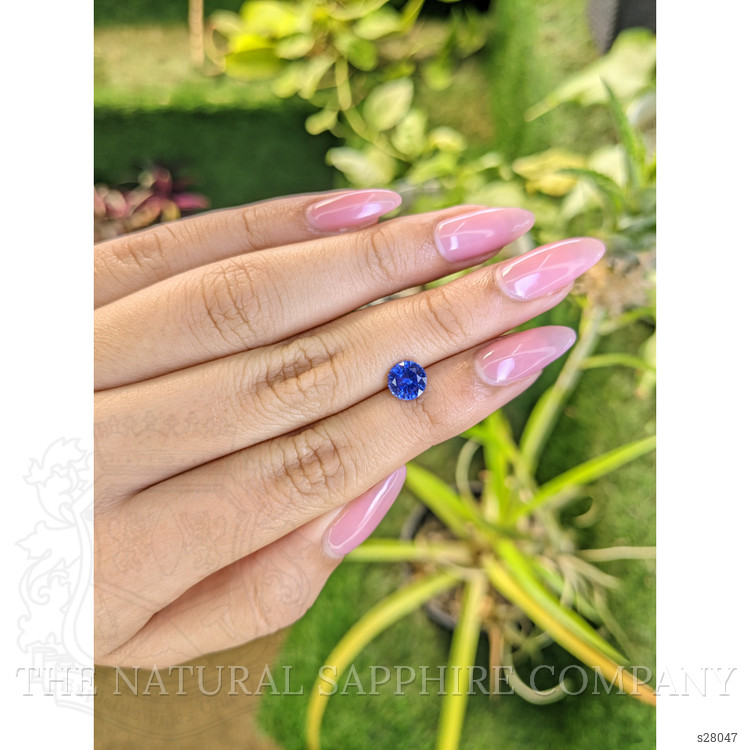 1.37 Ct. Blue Sapphire from Ceylon (Sri Lanka)