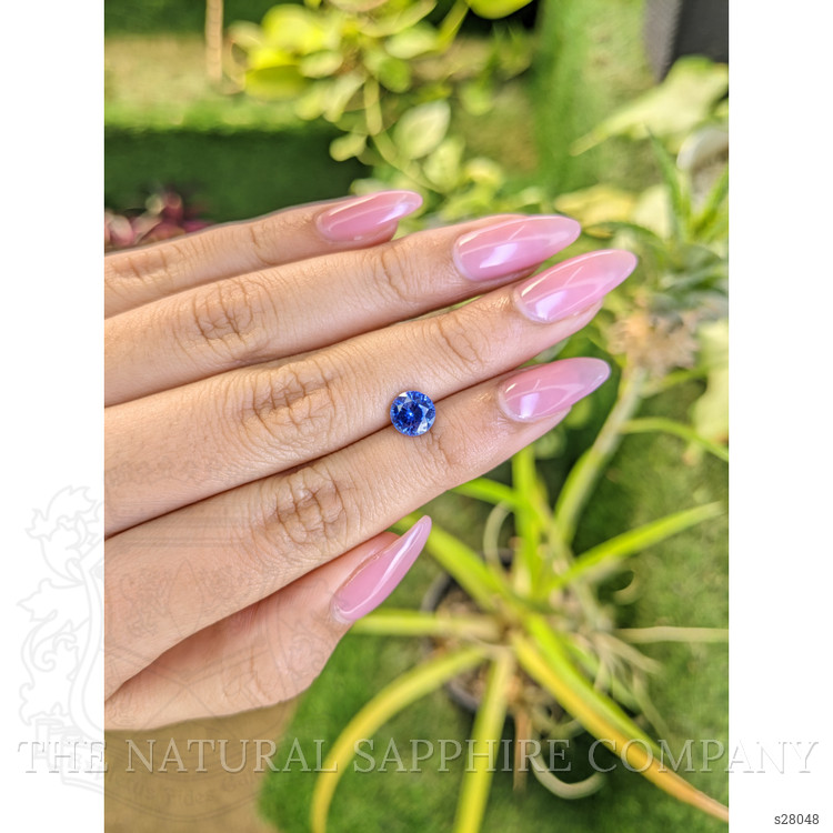 1.55 Ct. Blue Sapphire from Ceylon (Sri Lanka)