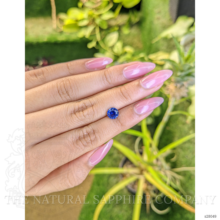 1.37 Ct. Blue Sapphire from Ceylon (Sri Lanka)