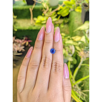 1.37 Ct. Blue Sapphire from Ceylon (Sri Lanka) Life Style
