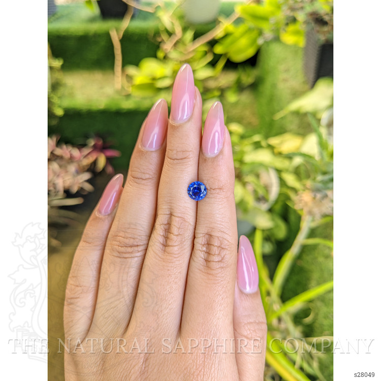 1.37 Ct. Blue Sapphire from Ceylon (Sri Lanka)