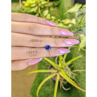 1.37 Ct. Blue Sapphire from Ceylon (Sri Lanka) Life Style