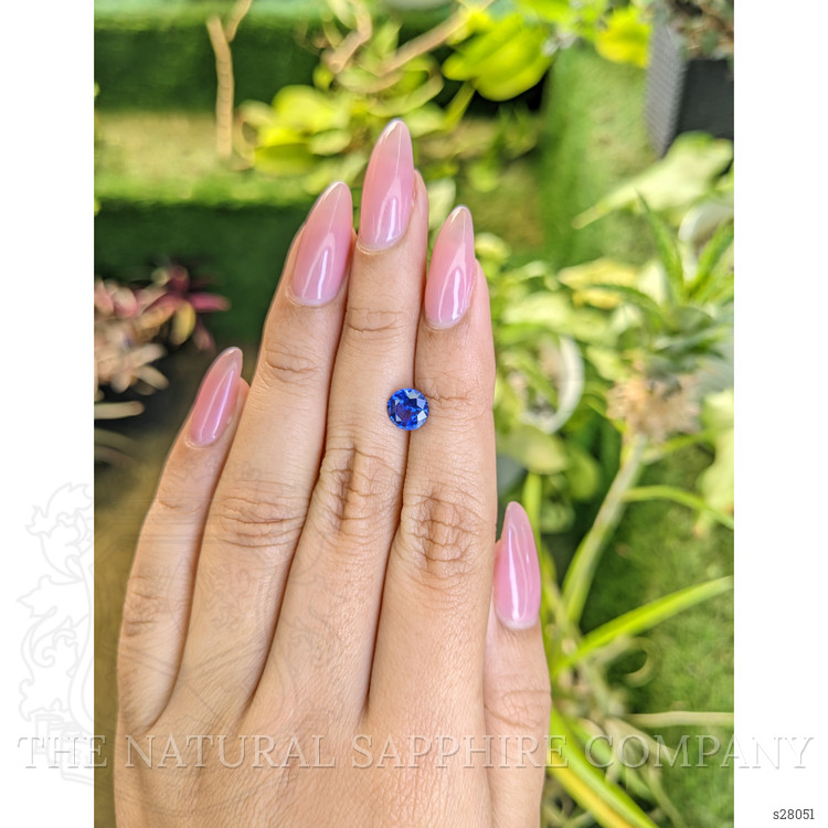 1.24 Ct. Blue Sapphire from Ceylon (Sri Lanka)