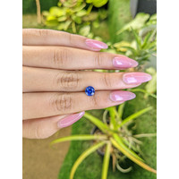 1.24 Ct. Blue Sapphire from Ceylon (Sri Lanka) Life Style