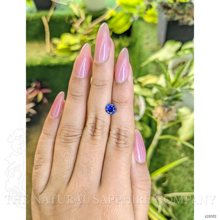 0.92 Ct. Blue Sapphire from Ceylon (Sri Lanka)