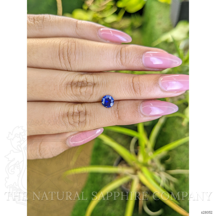 0.92 Ct. Blue Sapphire from Ceylon (Sri Lanka)