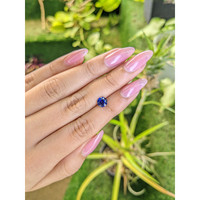 1.03 Ct. Blue Sapphire from Ceylon (Sri Lanka) Life Style