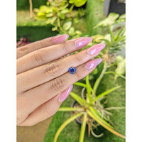 1.35 Ct. Blue Sapphire from Ceylon (Sri Lanka) Life Style