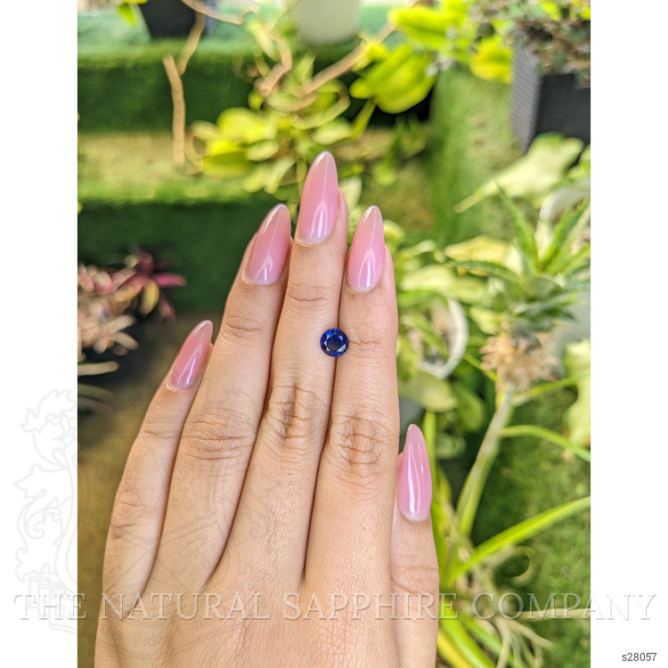 0.92 Ct. Blue Sapphire from Ceylon (Sri Lanka)