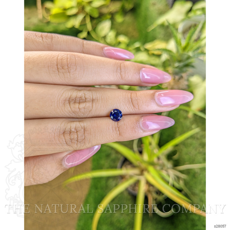0.92 Ct. Blue Sapphire from Ceylon (Sri Lanka)