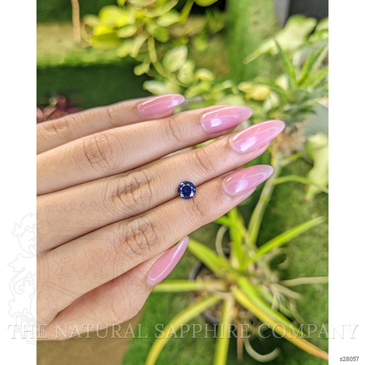 0.92 Ct. Blue Sapphire from Ceylon (Sri Lanka)