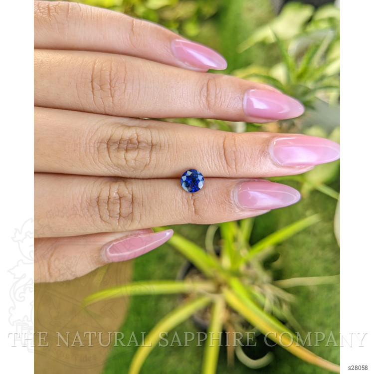 1.30 Ct. Blue Sapphire from Ceylon (Sri Lanka)