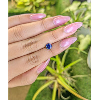 1.30 Ct. Blue Sapphire from Ceylon (Sri Lanka) Life Style