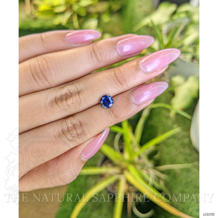 1.30 Ct. Blue Sapphire from Ceylon (Sri Lanka)