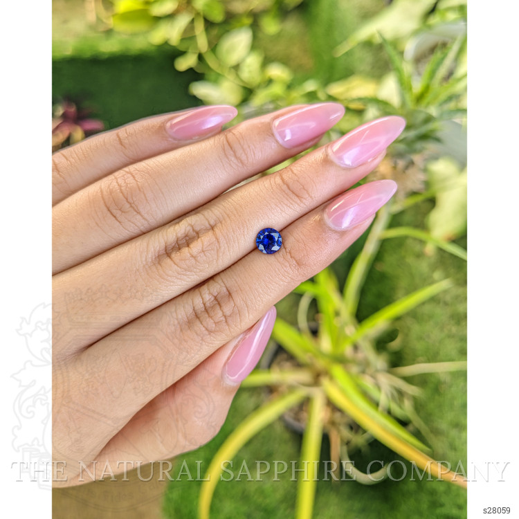 0.98 Ct. Blue Sapphire from Ceylon (Sri Lanka)